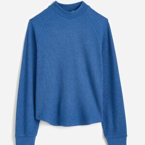 Madewell Waffle Knit Long Sleeve Crewneck